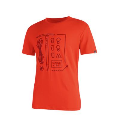 Mammut, Sloper T-shirt Men, EU XL, dark orange-maroon
