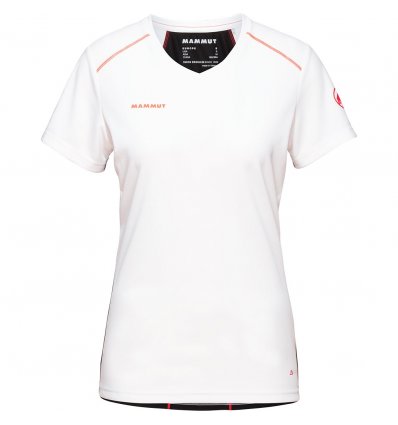 Mammut Sertig T-Shirt Woman EU XS/ white -black-vibrant orange
