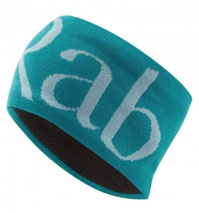  Knitted logo Headband Aquamarine