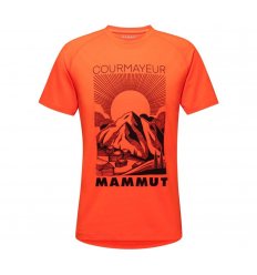 Mountain T-Shirt Men / hot red PRT3