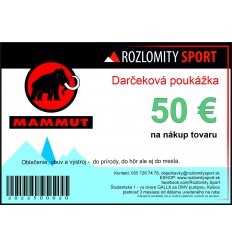 Rozlomity Sport, Darčekový poukaz - 50 EUR, 50 EUR